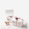WTEMPO Small House Shaped Paper Gift Boxes Foldable DIY Party Decor Favor Treat Boxes Business Shopping Mall Activity Packaging Boxes