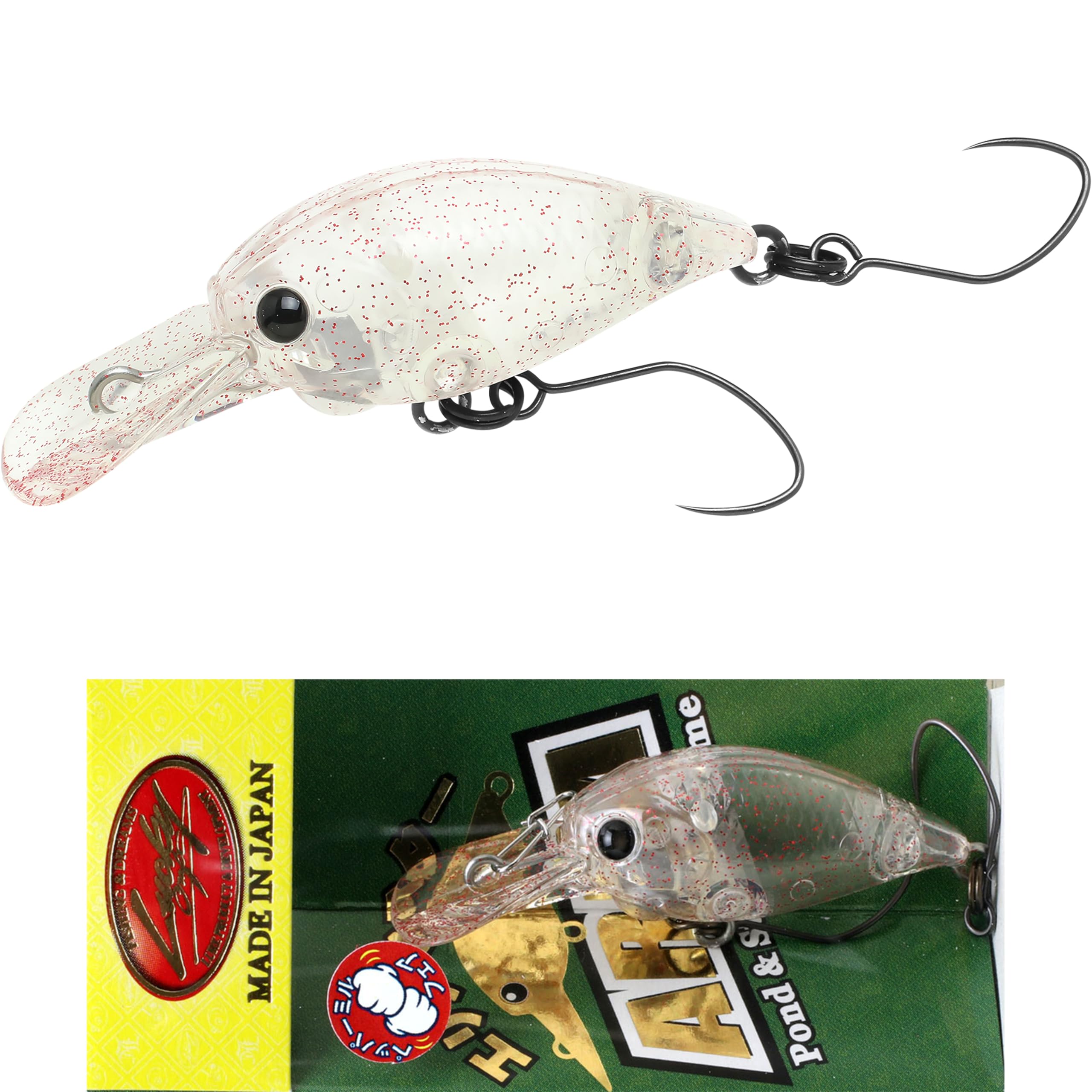 

LUCKY CRAFT Deep Crappie SFT Рыболовная приманка Крэнкбейт Прозрачный Красный - (1055 Перец)