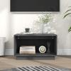 VidaXL TV Cabinet Grey 60x35x35 Cm Solid Pine Wood