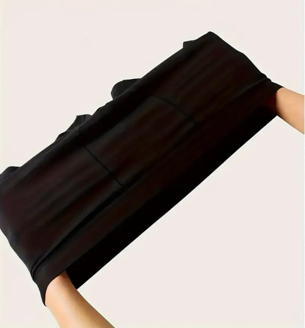 DOKiDOKi Men's Boxer Briefs, 5-Piece Set (XL Size), Black, Simple, Solid Color