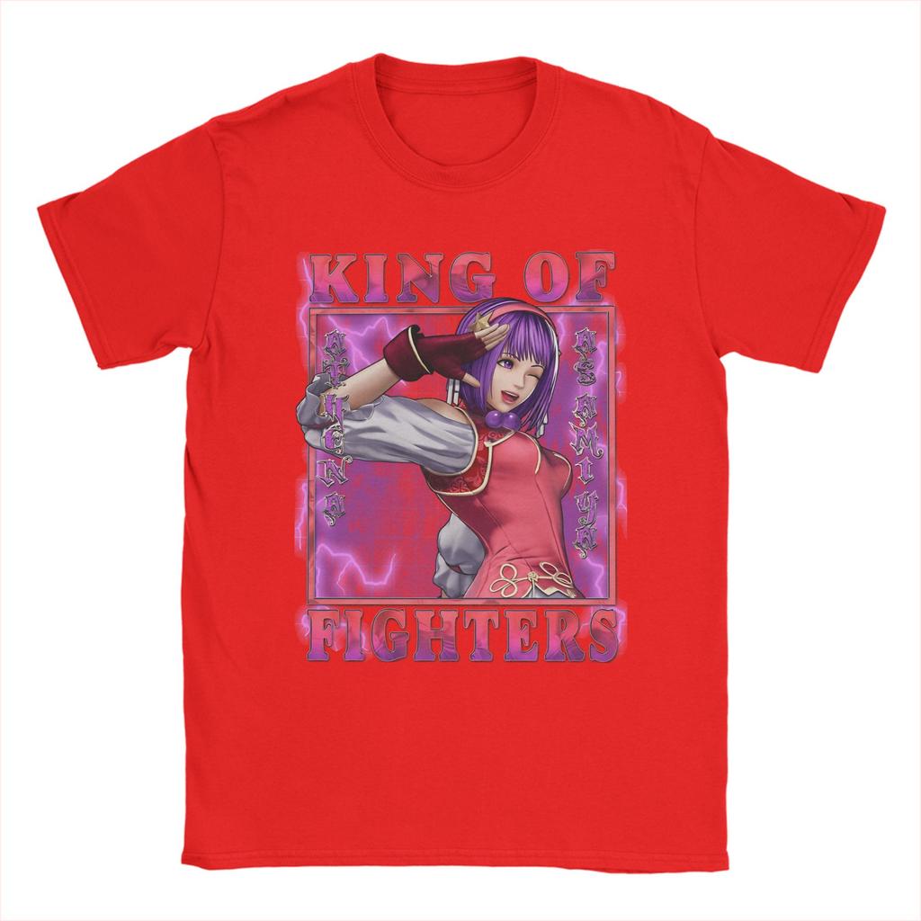 King of Fighters XV Eternal Psychic Idol Athena Asamiya T Shirt Summer Hippie T Shirts Unisex Clothing Short Sleeve Y2K Funny Tops