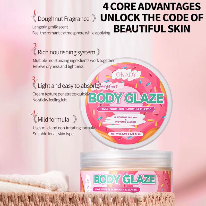 Okady Fragola 200G Grande Capacità Fragranza Duratura Lozione Corpo Crema Cura Pelle Smalto Corpo