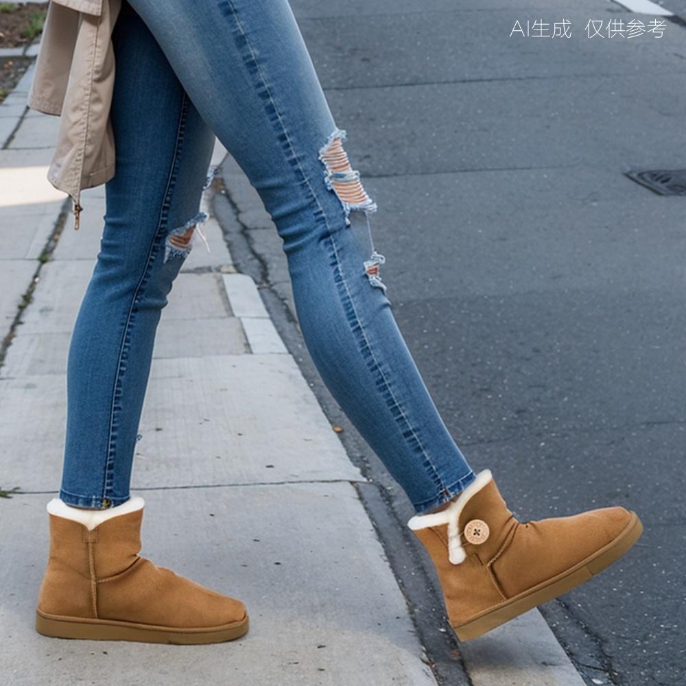 (WMNS) UGG Mini Bailey Button II Boot Fleece Lined Women's 1016422-CHE