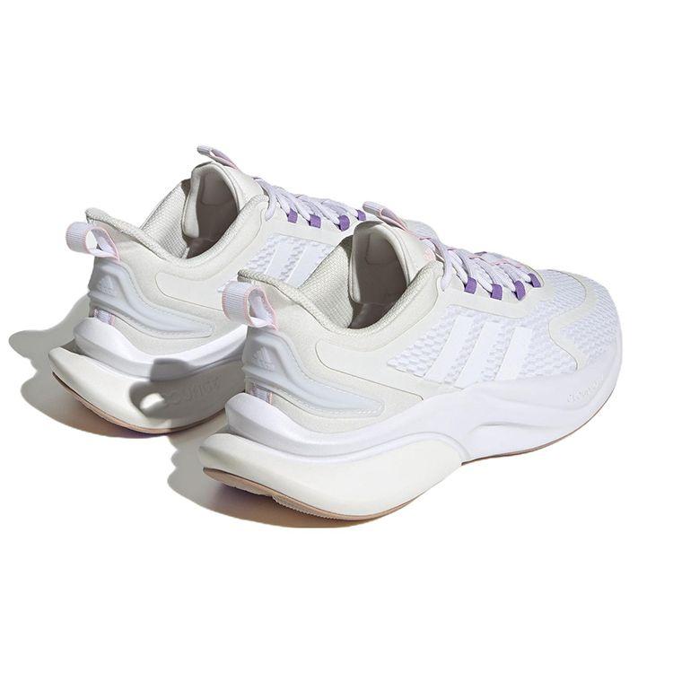 Adidas Alphabounce+ Bianco Viola College Scarpe da Ginnastica da Donna Bianco Nuvola Team-Viola-College HP6150