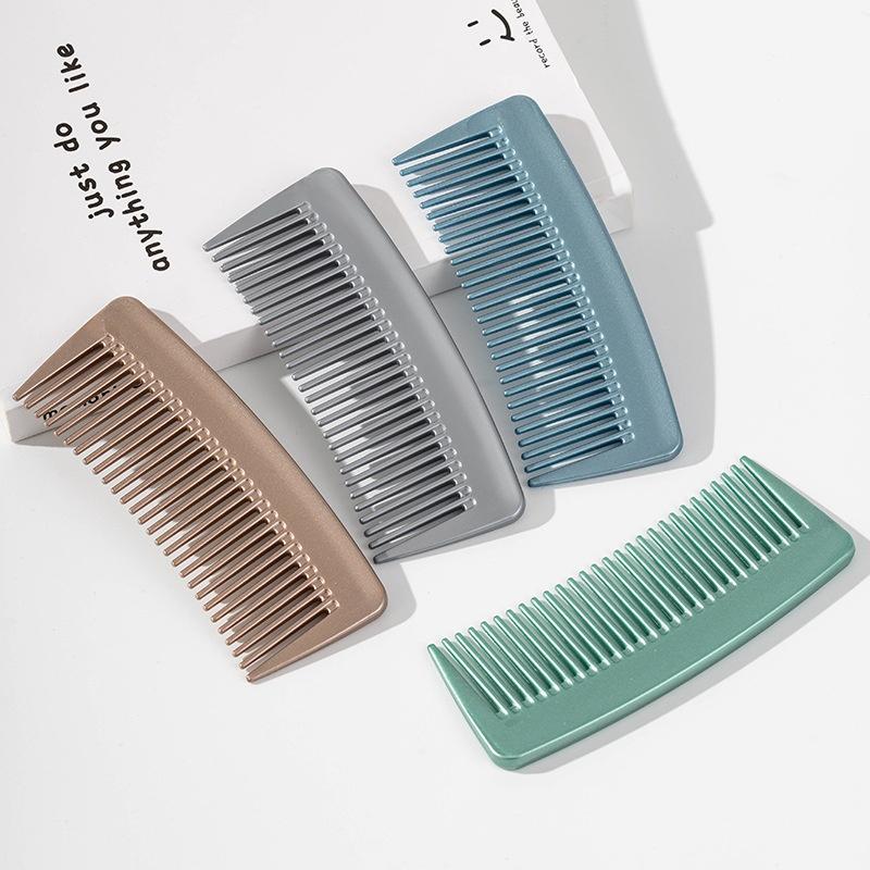 Wide Tooth Comb, Portable Height Fixed Hair Styling Tool, For Travel, Durable & Easy Grip Design