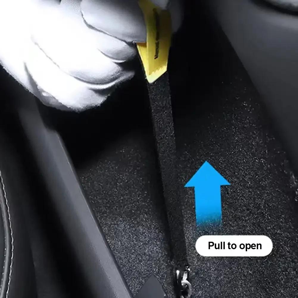 Car Door Release Emergency Puller Rope Rear Door Emergencies Safety Pull Rope Mechanical Switch Manual for Tesla Model Y