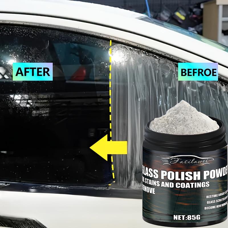 Latest premium glass polishing powder - easy to use, clear glass, drip-proof, leaving glass clean and beautiful.