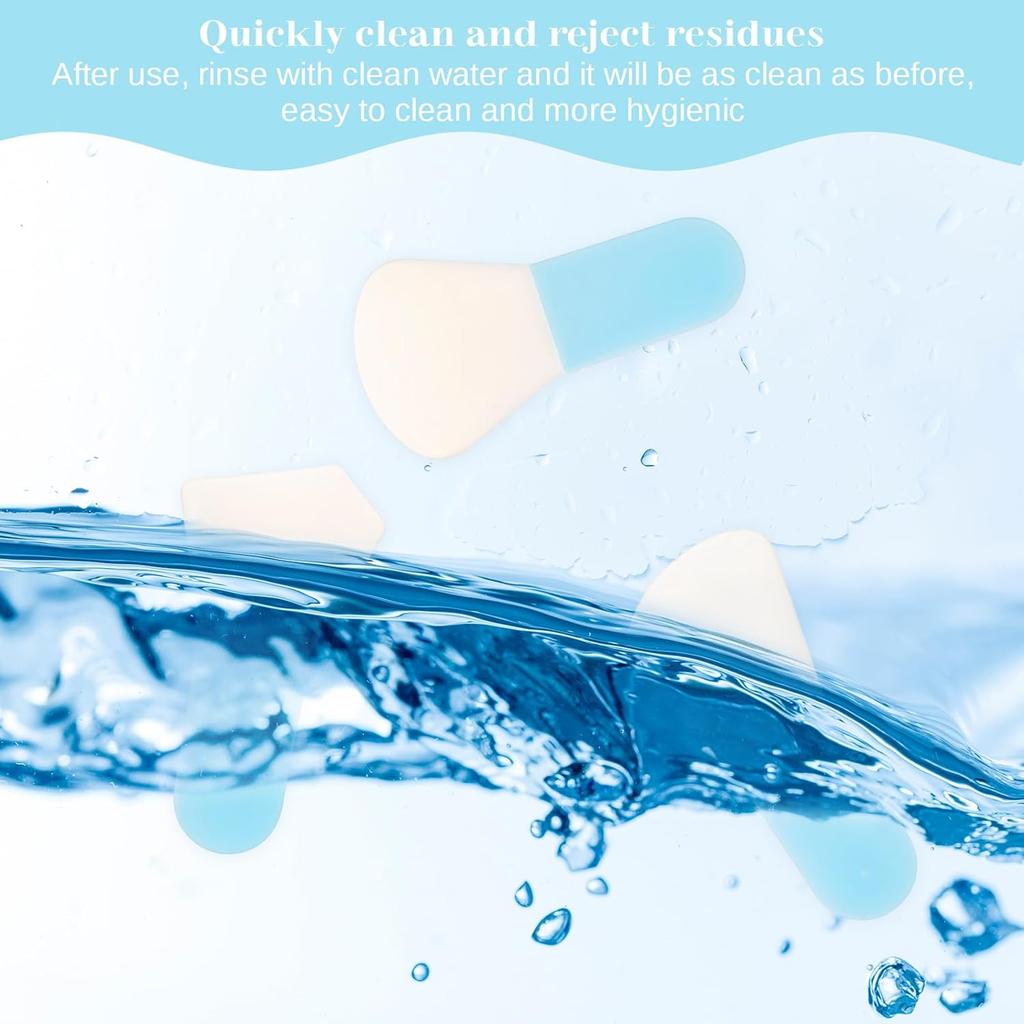 5 PCS Silicone Face Mask Applicator, Mini Makeup Spatula Portable Beauty Tools Set for Facial Mud, Cosmetic Mask, Facial Clay, Eye Cream, Body