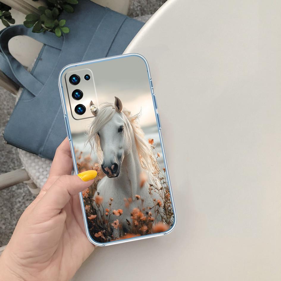 CJ53 Fine Horse Case for Motorola Moto G10 G20 G30 G31 G32 G34 G35 G41 G42 G50 G51 G52 G55 G60 G60S G62 G71 G72 G75