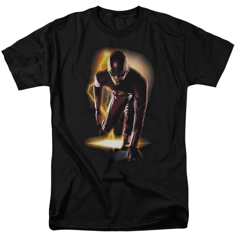 DC Comics - The Flash - Ready -  Unisex Short Sleeve Children s T-shirt - Black 110