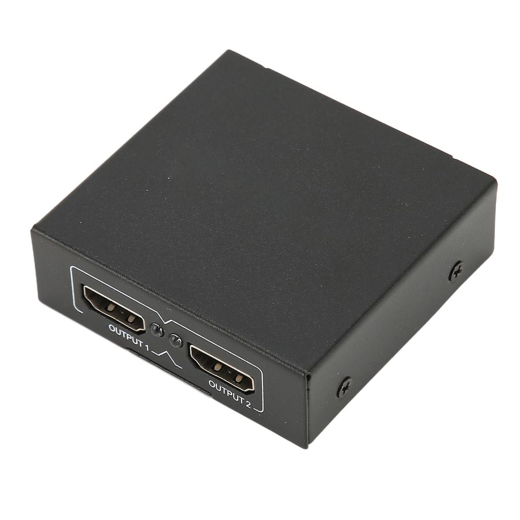 HD Multimedia Interface Splitter Switch Amplifier 1 in 2 Out Dual Monitor 1080P 3D Distributor with