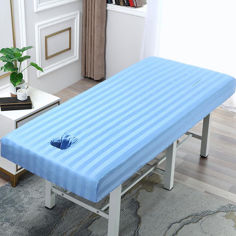 Beauty Massage Bed Table Cover Bed Sheets SPA Bed Fitted Sheet Massage Beauty Salon Treatment Table Cover With Face Hole