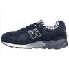 Comfortable Leather Low-Top Marathon Running Shoes Women Sneaker Blue WL999WF