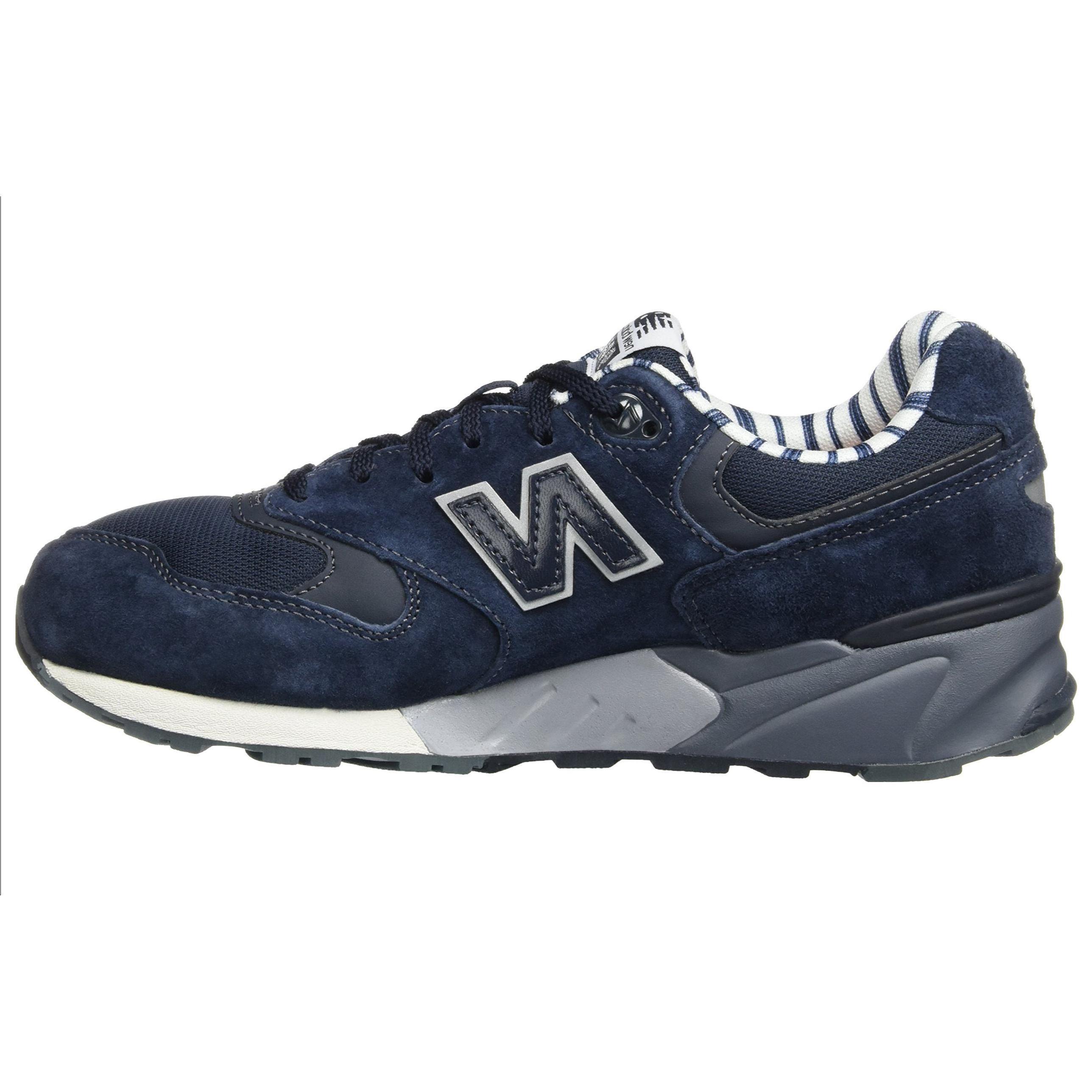 

New Balance Удобные кожаные кроссовки для марафона с низким верхом, женские, синие WL999WF 36