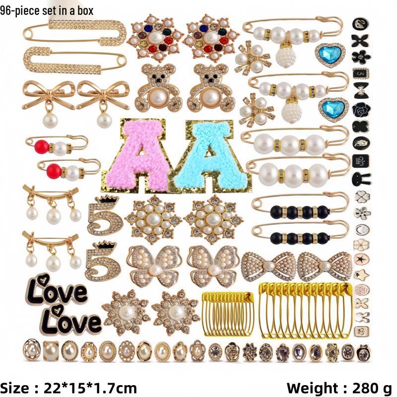 Gold Socks Charm Brooch: Shiny Jewelry Pin and Safety Pin for Sock Accessories