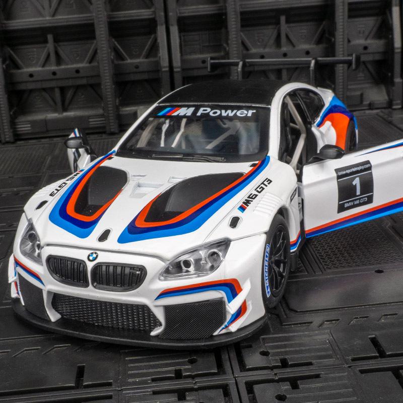 

Caipo M6 GT3 Alloy Racing Car Model with Sound & Light - Children s Collectible Gift