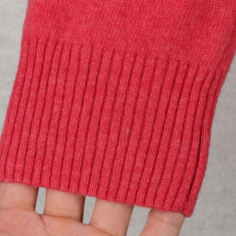 Sunshine House Autumn and Winter New Arrival Domestic Counter Tail Order V Neck Wool Blended Long Sleeves Sweater Knitwear Base