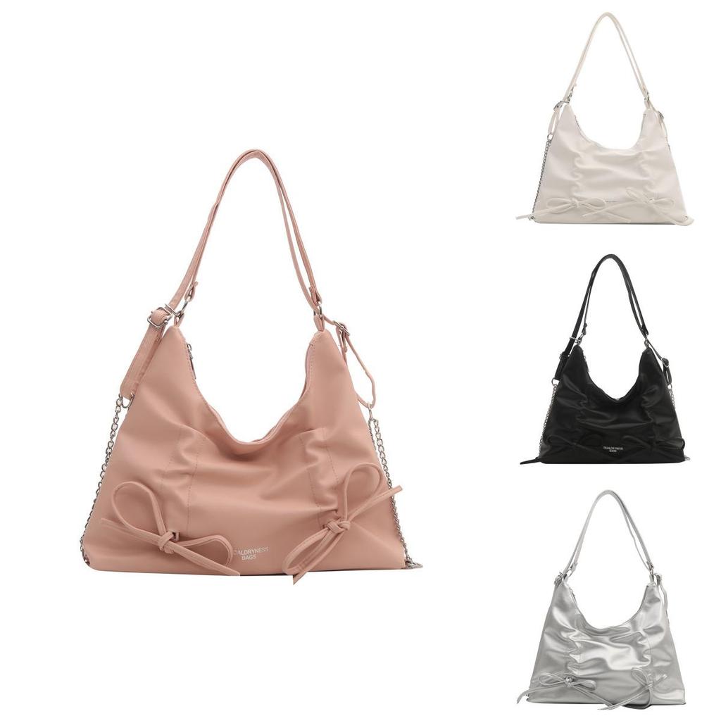 Modische Schmetterlingsschleife Große Kapazität Schultertasche 2024 Frühling Neuer Koreanischer Stil Street Trend Pu-Tragetasche