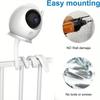Camera Holder Stand Monitor Wall Mount Silica Gel Bracket Hole-Free Cradle Rod Hose Holder Flexible Twist Mounting