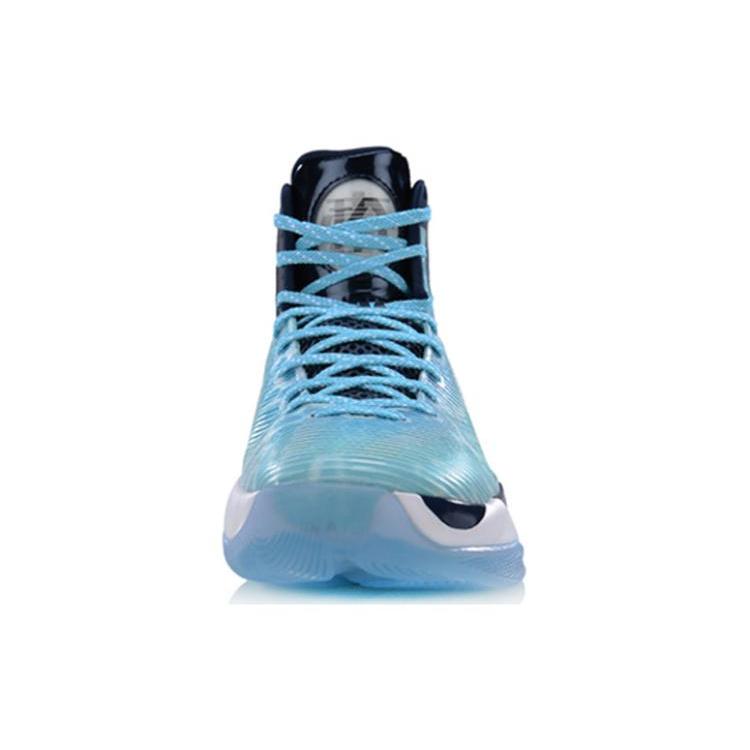 New LINING YuShuai 11 Basketball Shoes Men's High Top Blue ABAM023-6