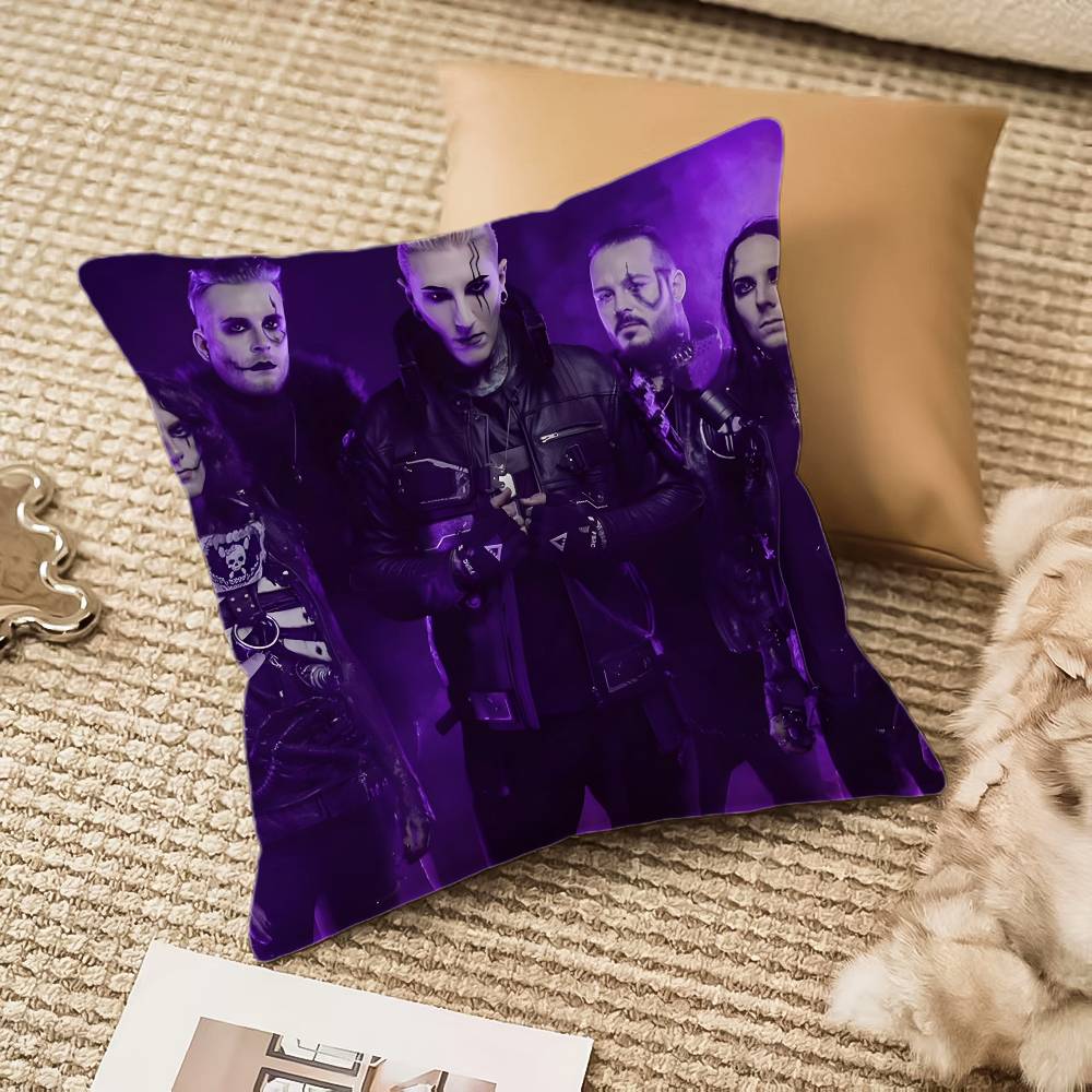 Music Band M-Motion-less In White Pillow Case Anti-dustmite Invisible Zipper Sofa Bed