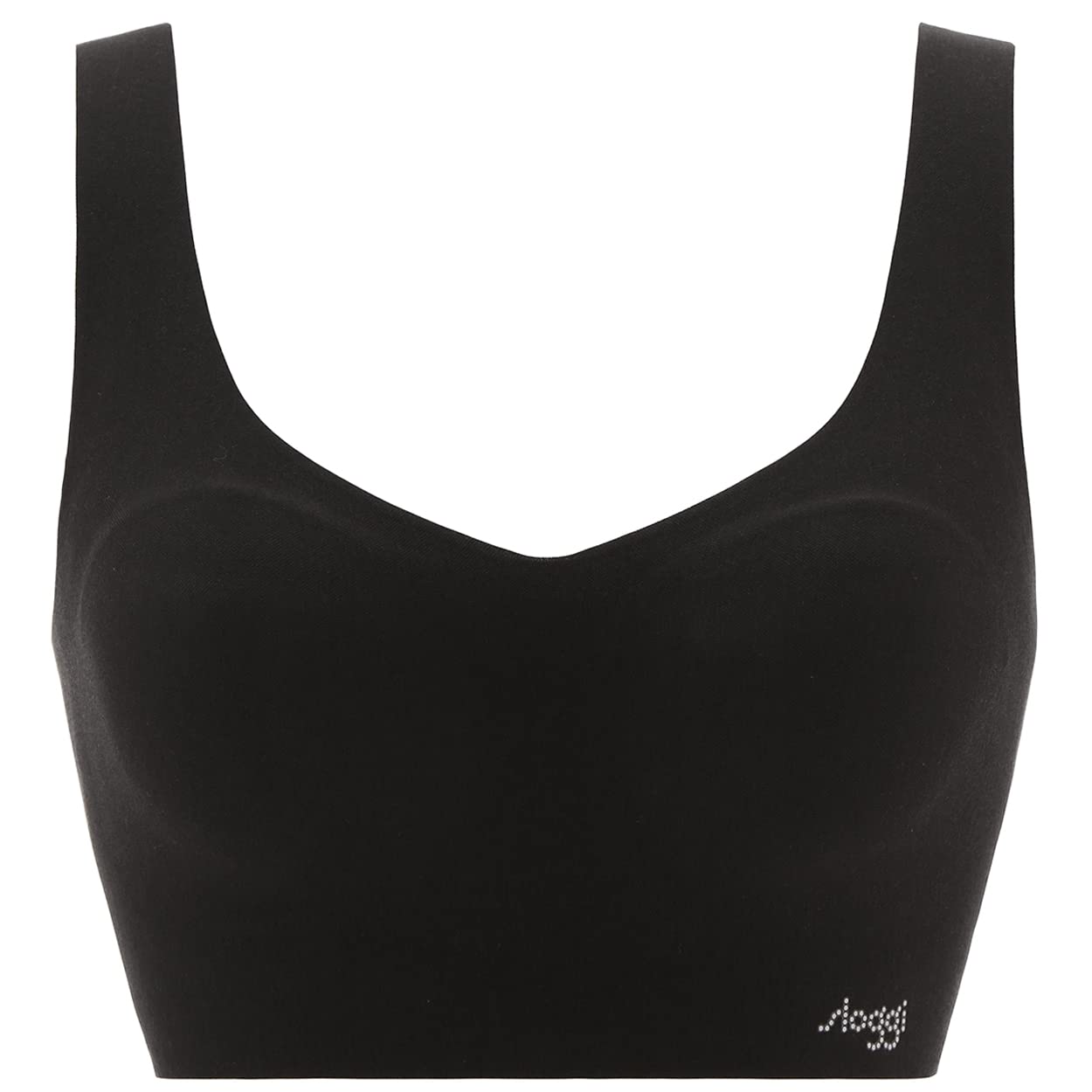 

Топ Triumph Sloggi Zero Feel из смесового хлопка, половинный, 0004, размер M, женский, (черный),