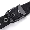 New Men's Nylon Canvas Belt Rotating Alloy Pin Buckle Belt Outdoor Casual Versatile Wear Resistant Tactical Belt