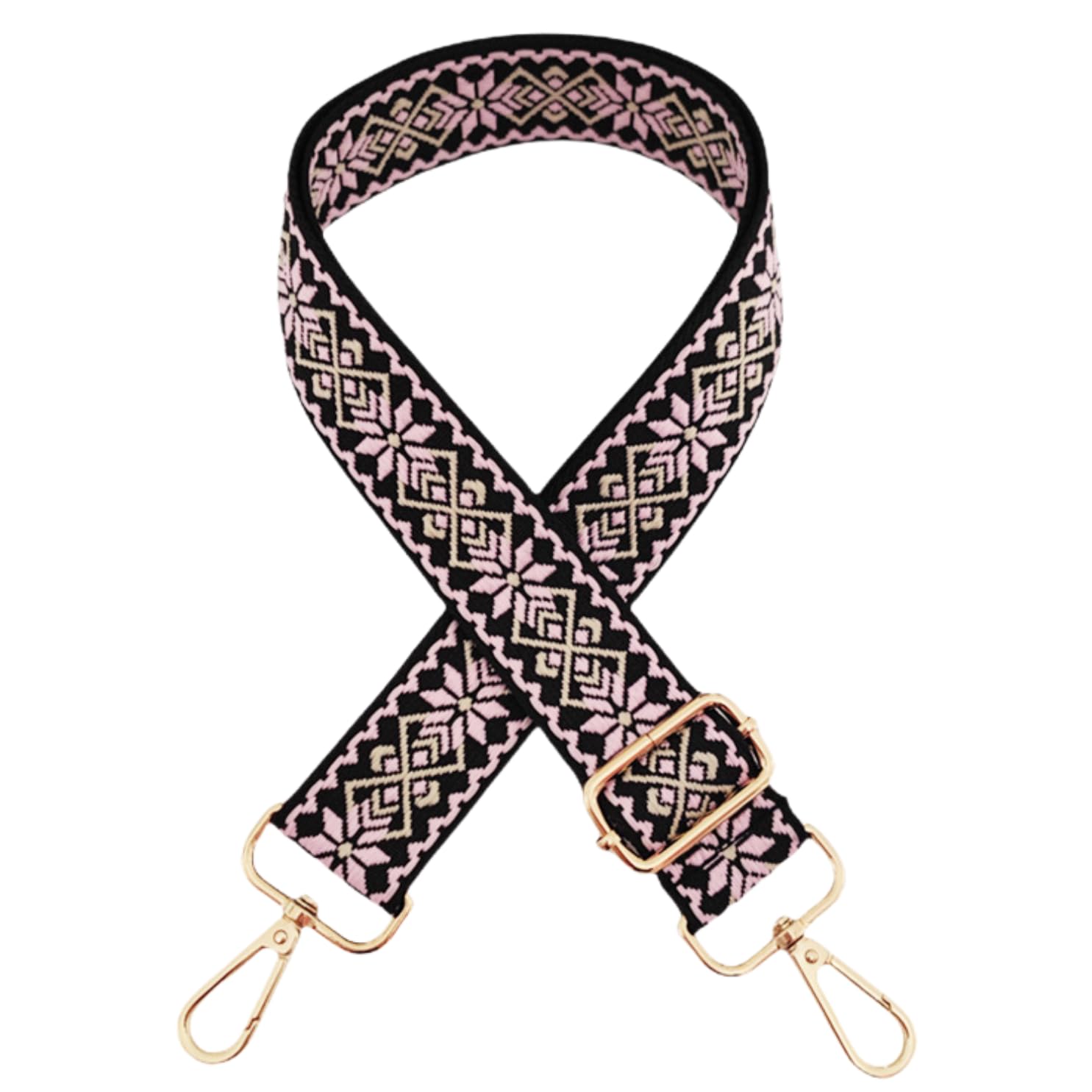 

Удобный нейлоновый регулируемый плечевой ремень [магазин Эмми] Широкий, (Блоссом Блэк)