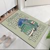 Custom Name Trash Truck Printed Carpet, for Office Chair Living Room Bedroom Kitchen Room Decor Gifts.