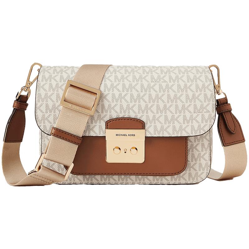Michael Kors Сумка-кроссбоди Sloan Monogram с клапаном, камера Medium