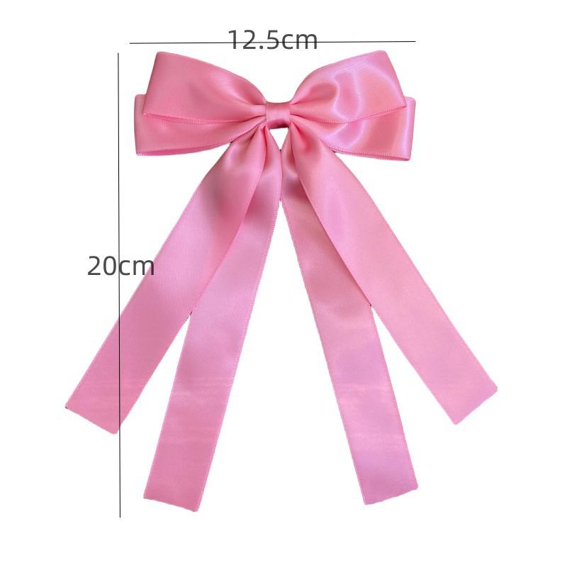 Euro-Korean Double Bow Ribbon Hair Clip - Versatile, Elegant Princess Headwear