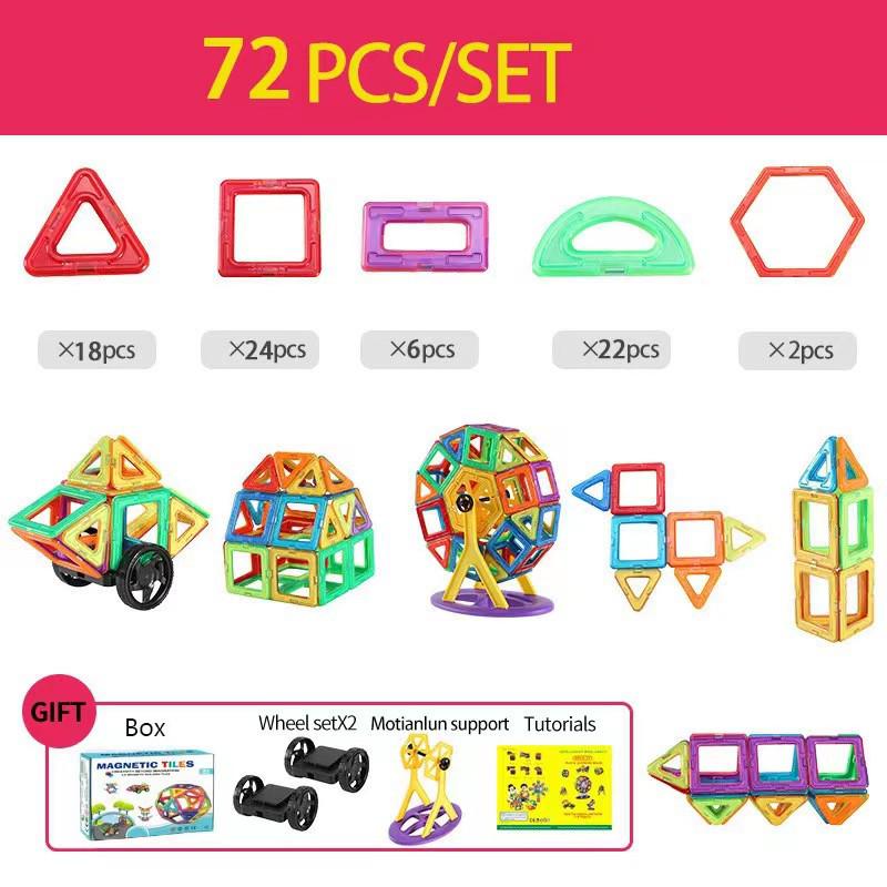 Magnetic Tiles: Children's Building Blocks Educational Toy Set
