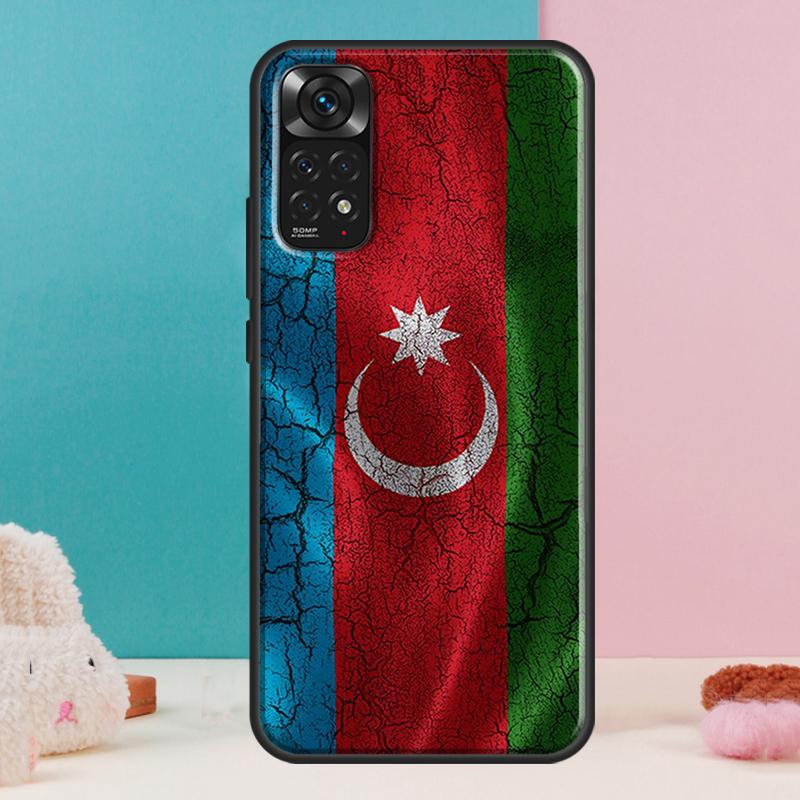 Azerbaijan Flag Case For Xiaomi Redmi Note 13 Pro 14 12 11 9 10 9S 10S 11S 12S Redmi 14C 13C 10C 12C Cover