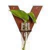 Flower Holder Wooden Hydroponic Planter Shelf A-Z Alphabet Vase Wall Decoration Home Ornaments Retro Flower Pot Indoor Garden