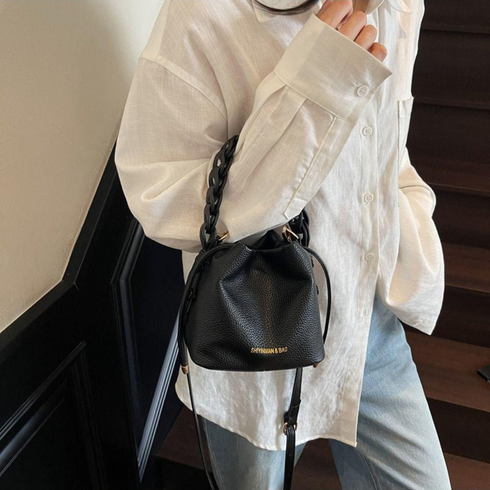 Versatile Crossbody Bag PU Leather Handbag Fashion Women Shoulder Bag  Outdoor