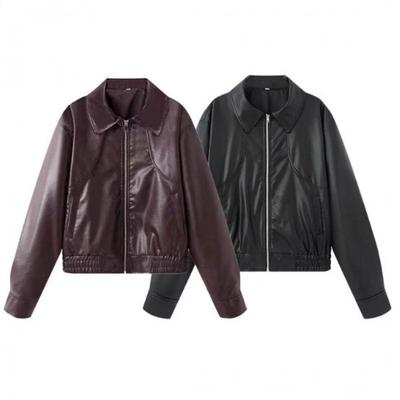 European Women's Fashion Casual Suede Jacket