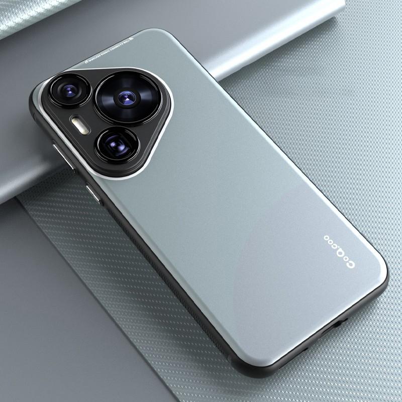 

Q.COO For Huawei Pura 70 Pro/Pura 70 Pro+ TPU Case Contrast Color Skin-Touch Phone Cover Cyan