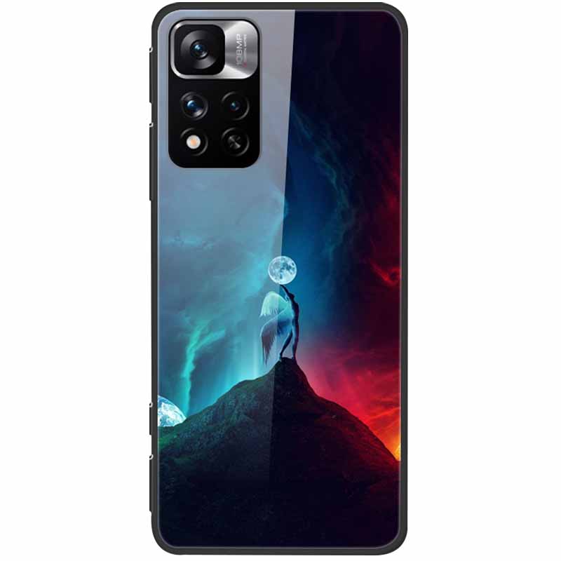 Tempered Glass Case For Xiaomi Redmi Note 11 Pro+ 5G Cover Hard Protective Funda for Redmi Note 11 Pro Plus 5G Soft Bumper 6.67