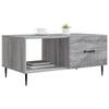Coffee Table Grey Sonoma 90 x 50 x 40 cm Particleboard