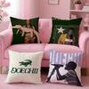 Bold HipHop American Rapperr DDoechii Cushion Cover Pillow Case Soft Skin Friendly Fabric  Concealed Zipper