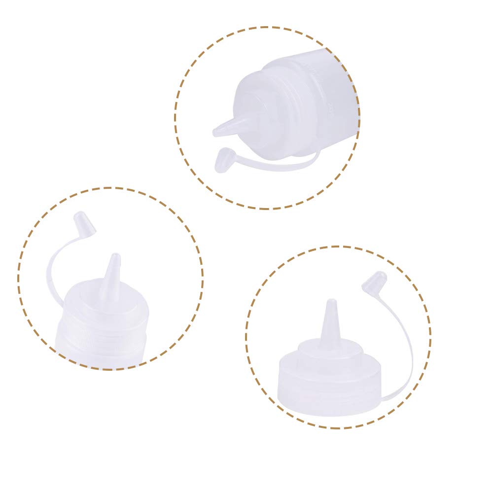 1 buc Sticle de stoarcere pentru condimente Dispenser de sos de salată Ketchup Muștar cu capac pe capac Sticla de ulei de măsline Gadget de bucătărie