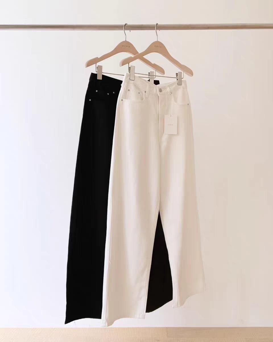 Spring 2026 Korean Style High Waist Slimming Straight-Leg Jeans Small