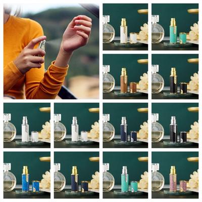 Parfüm Alt Dolumlu Şişe İnce Sprey Kendi Pompali 5ML Deri Sprey Şişesi Kolonya Nemlendirici Püskürtücü Püskürtücü Seyahat