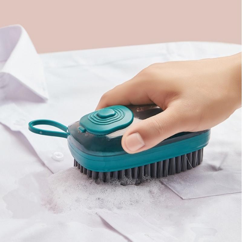 Automatic Liquid-filled Washing Brush Clothes & Hats Cleaning Brush Multi-functional Household Washing Brush Supplies