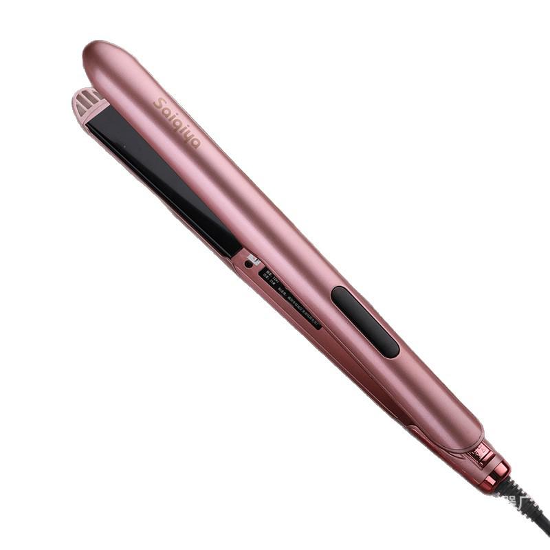 Portable Unisex Hair Straightener and Curler for Salon Use