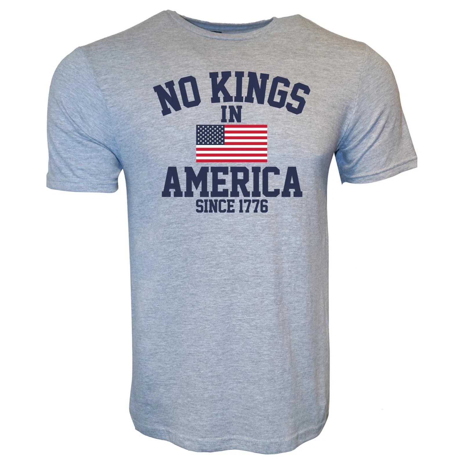 NO KINGS IN AMERICA Anti Trump MAGA RESIST Political T-Shirt S