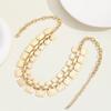 European and American fashion temperament metal necklace exaggerated ethnic style necklace jewelry women's fashion light luxury cold wind collarbone