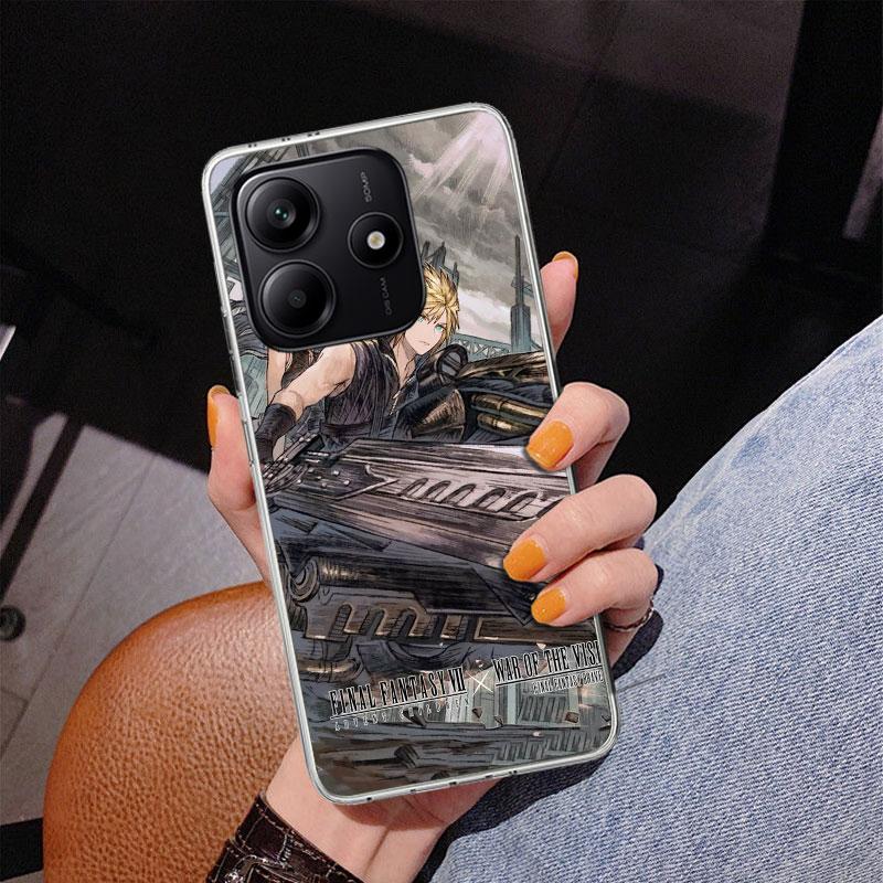 Final Fantasy FF VII Phone Case For Xiaomi Redmi Note 15 14 13 12S 12 11 Pro Plus 14S 11S 11E 10 10S 11T 5G Personalized Cover R