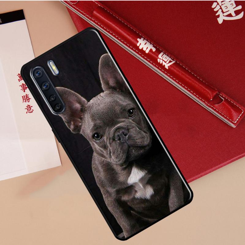 Pug Dog French Bulldog For OPPO A16 A17 A15 A5 A9 A31 A53 A54 A74 A94 A52 A72 A76 A96 A77 A54S A57S Phone Case