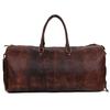 Genuine Leather Duffel | Travel Overnight Weekend Leather Bag | Sports Gym Duffel for Men 24 Inch